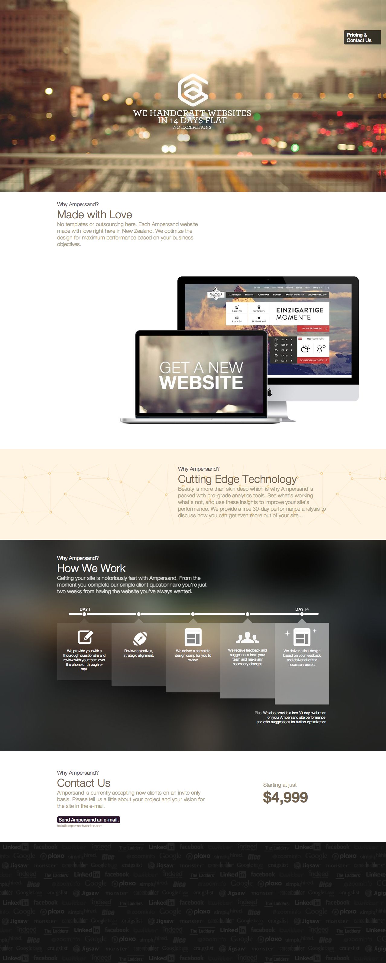 Ampersand Website Screenshot