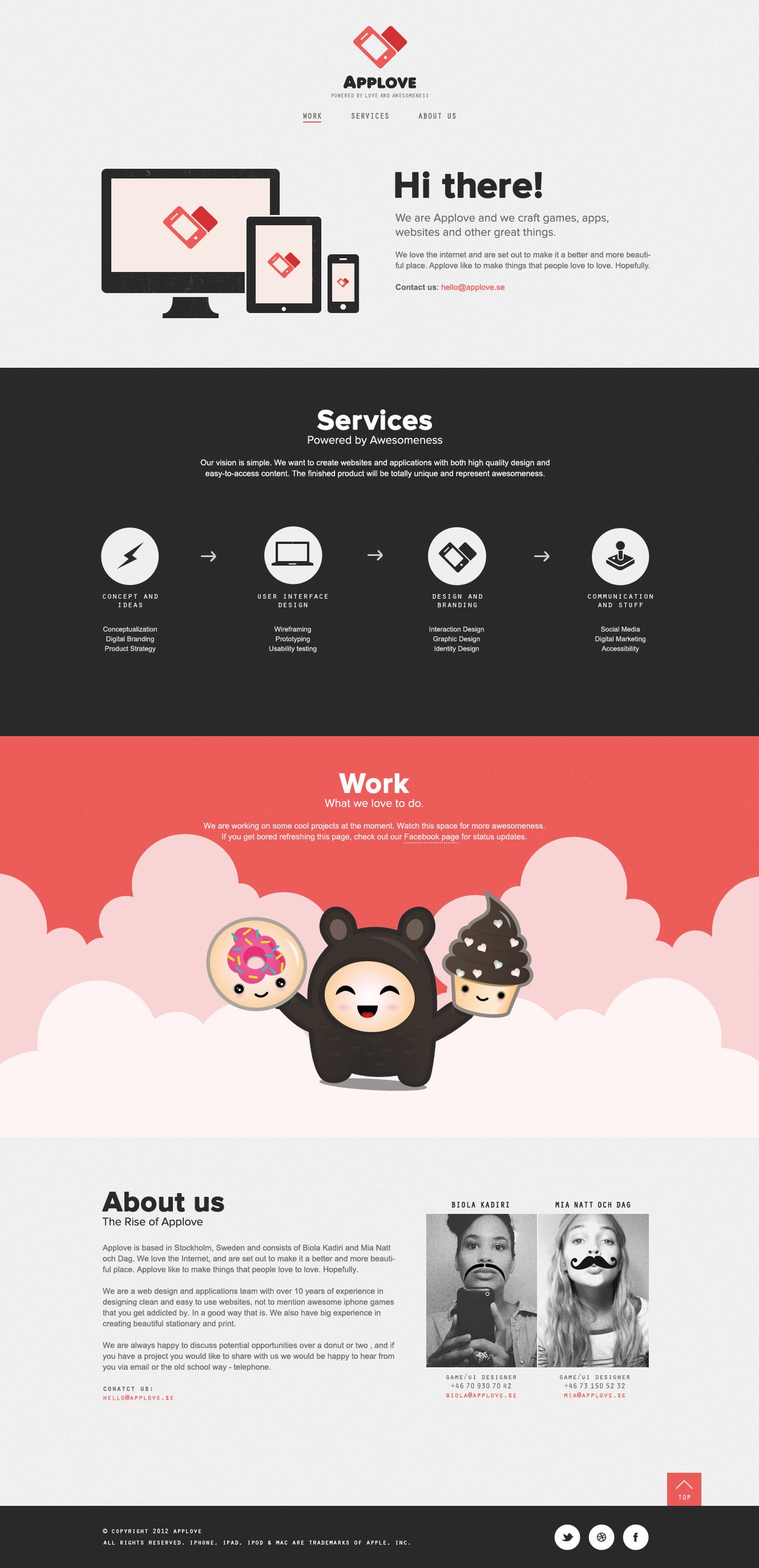 Applove Website Screenshot