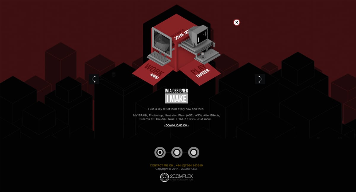 2Complex Website Screenshot