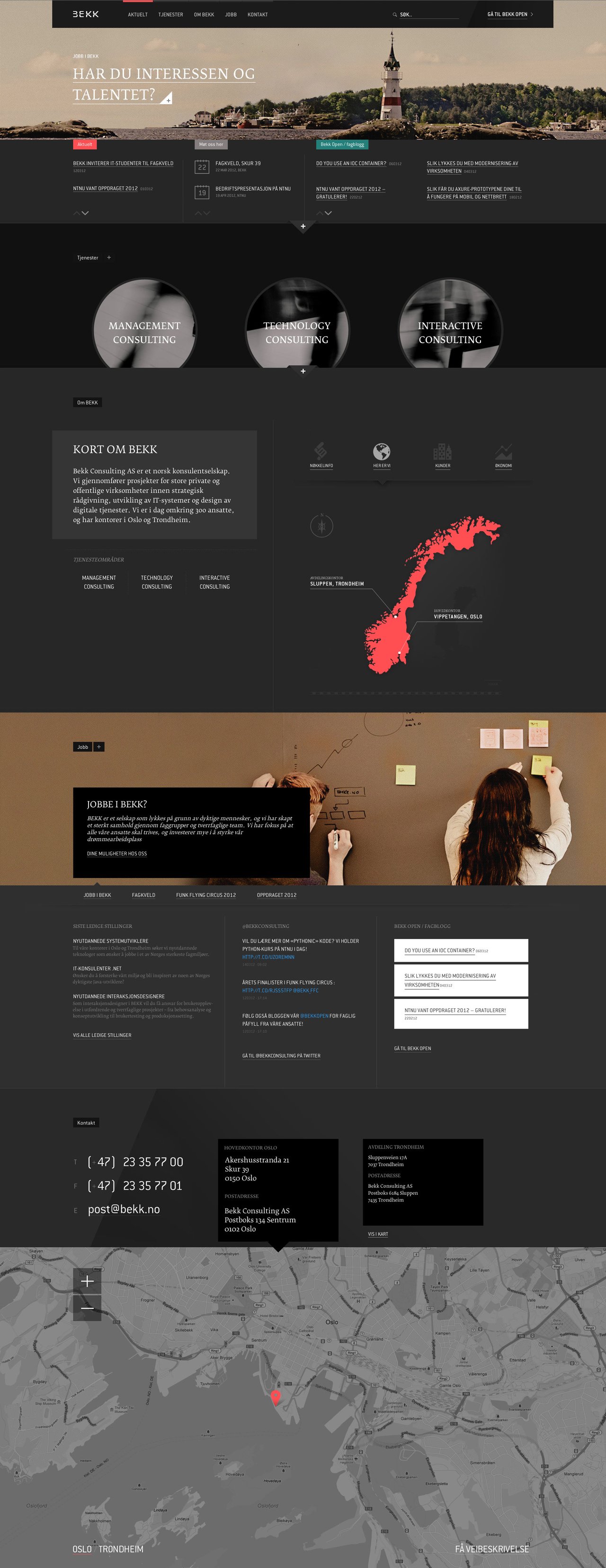 Bekk Consulting AS Website Screenshot