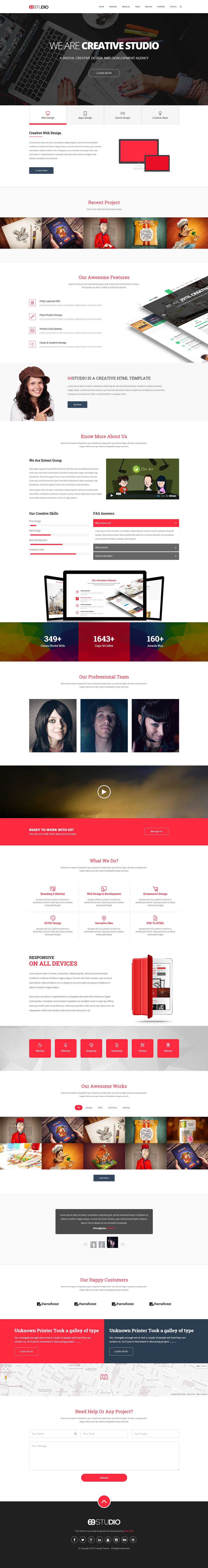 69Studio Website Screenshot