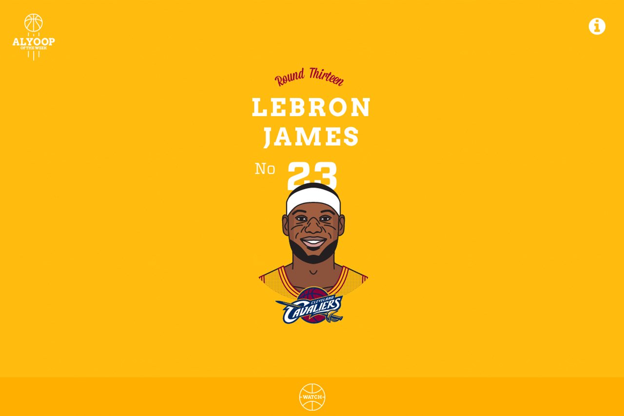 Alyoop of the Week Website Screenshot