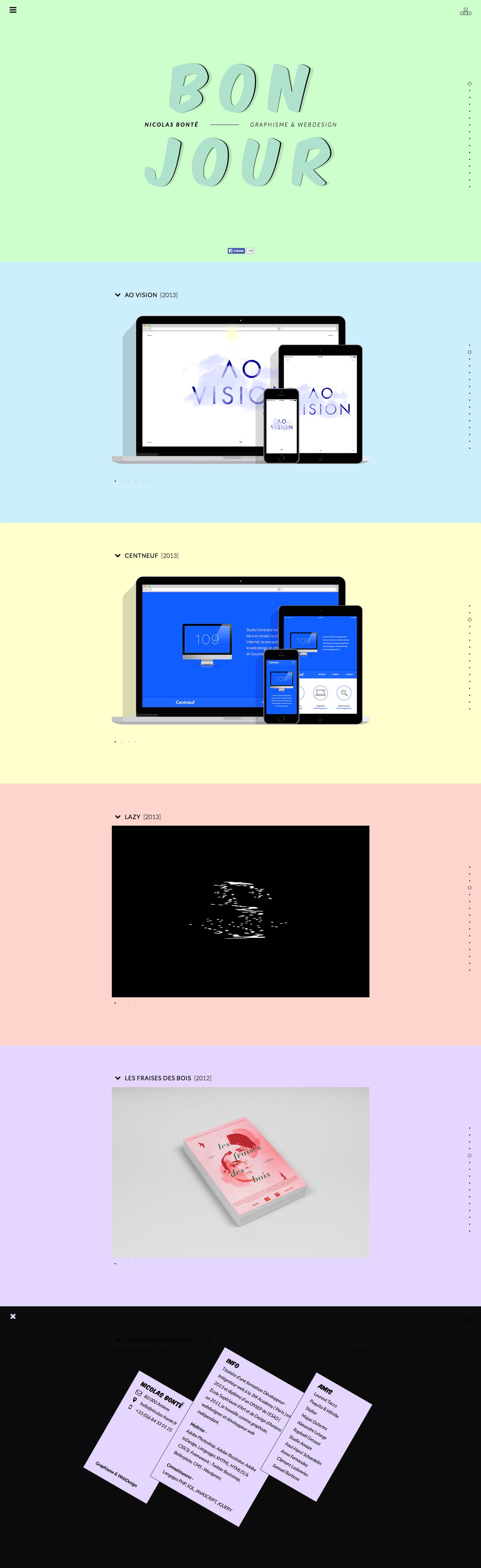 Nicolas Bonté Website Screenshot
