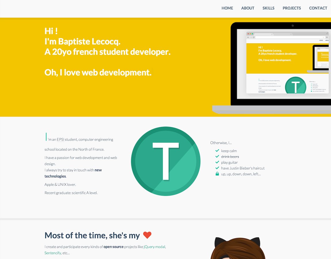 Tiste Website Screenshot