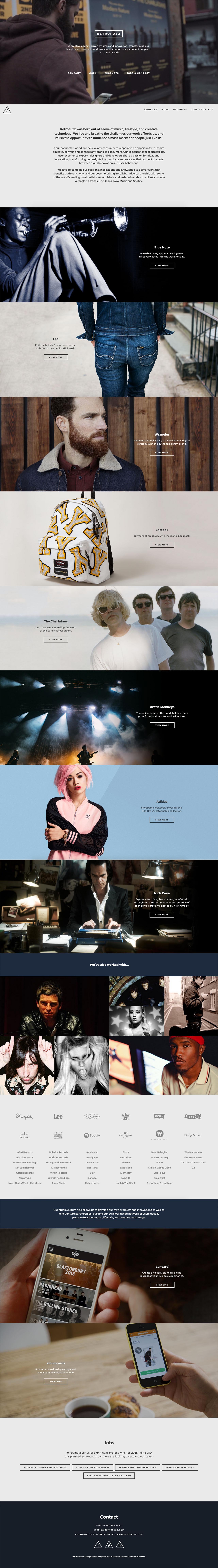 RetroFuzz Website Screenshot