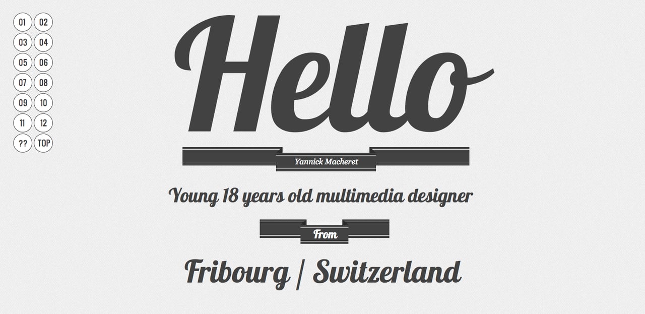 Yannick Macheret Website Screenshot