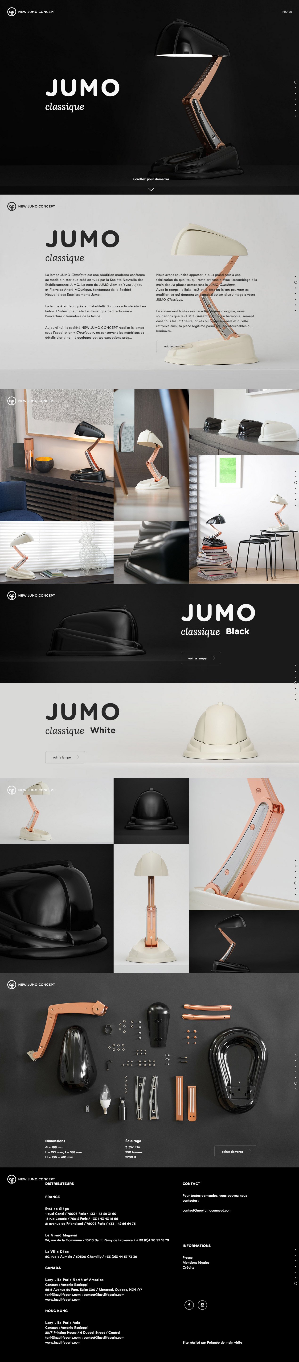 New Jumo Concept Website Screenshot