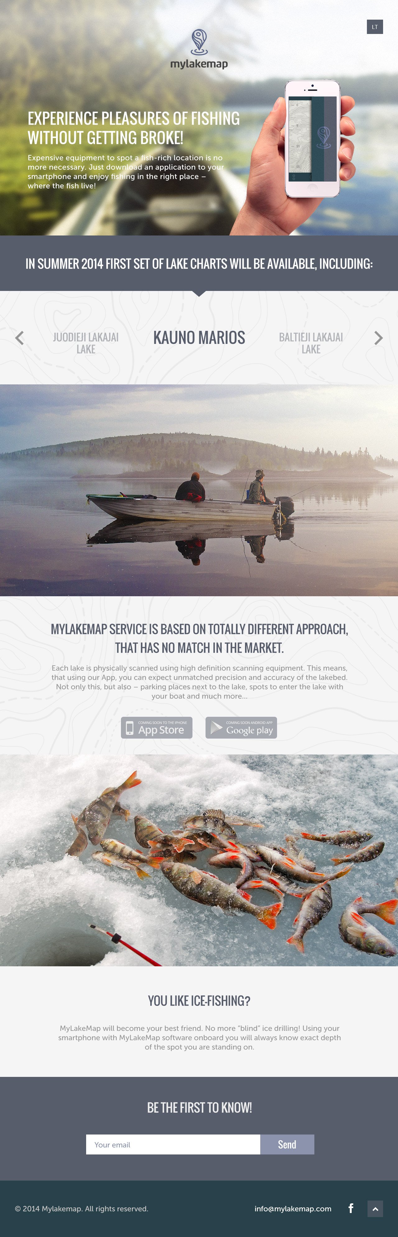 Mylakemap Website Screenshot