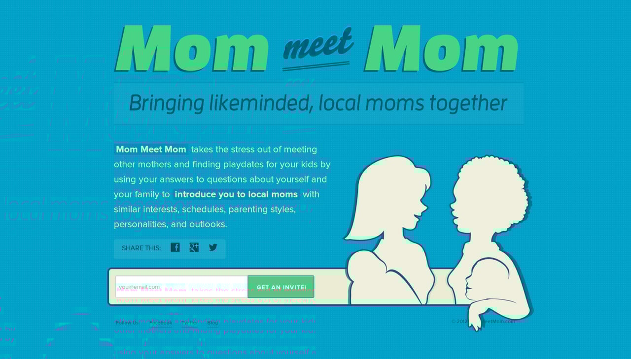 Mom Meet Mom Website Screenshot