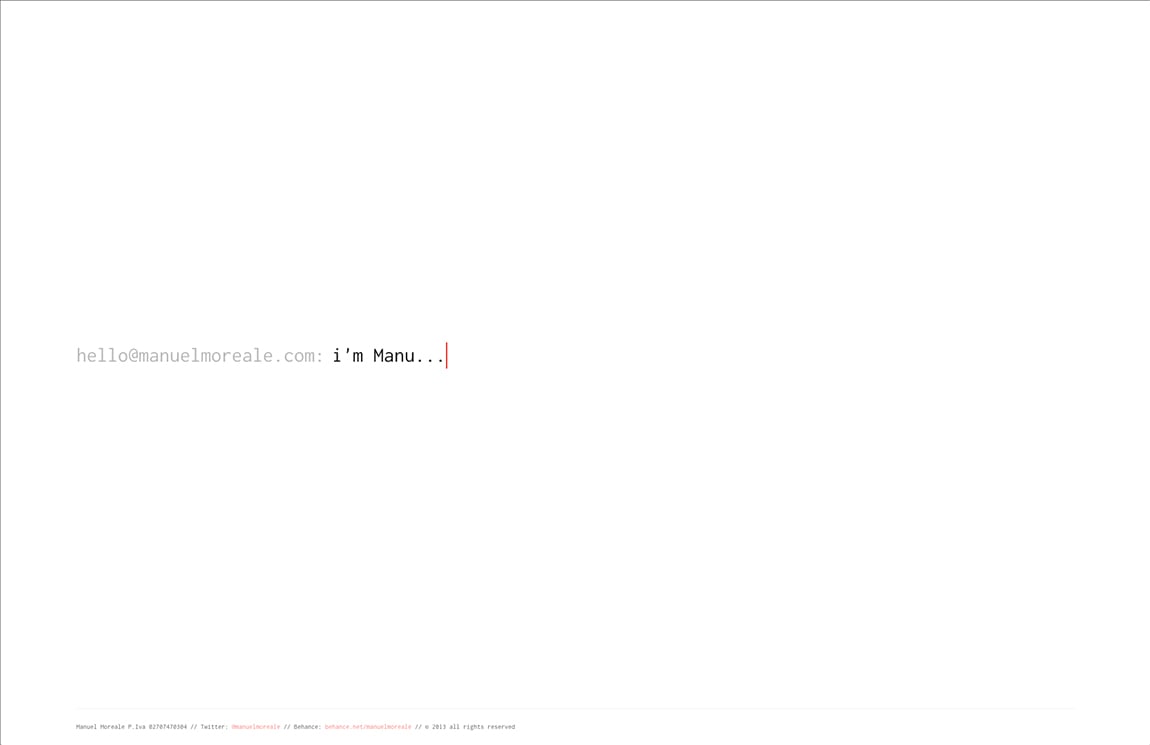 Manuel Moreale Website Screenshot