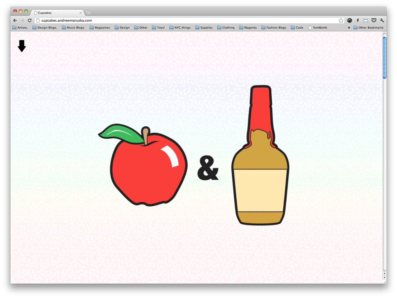 Cupcakes Website Screenshot