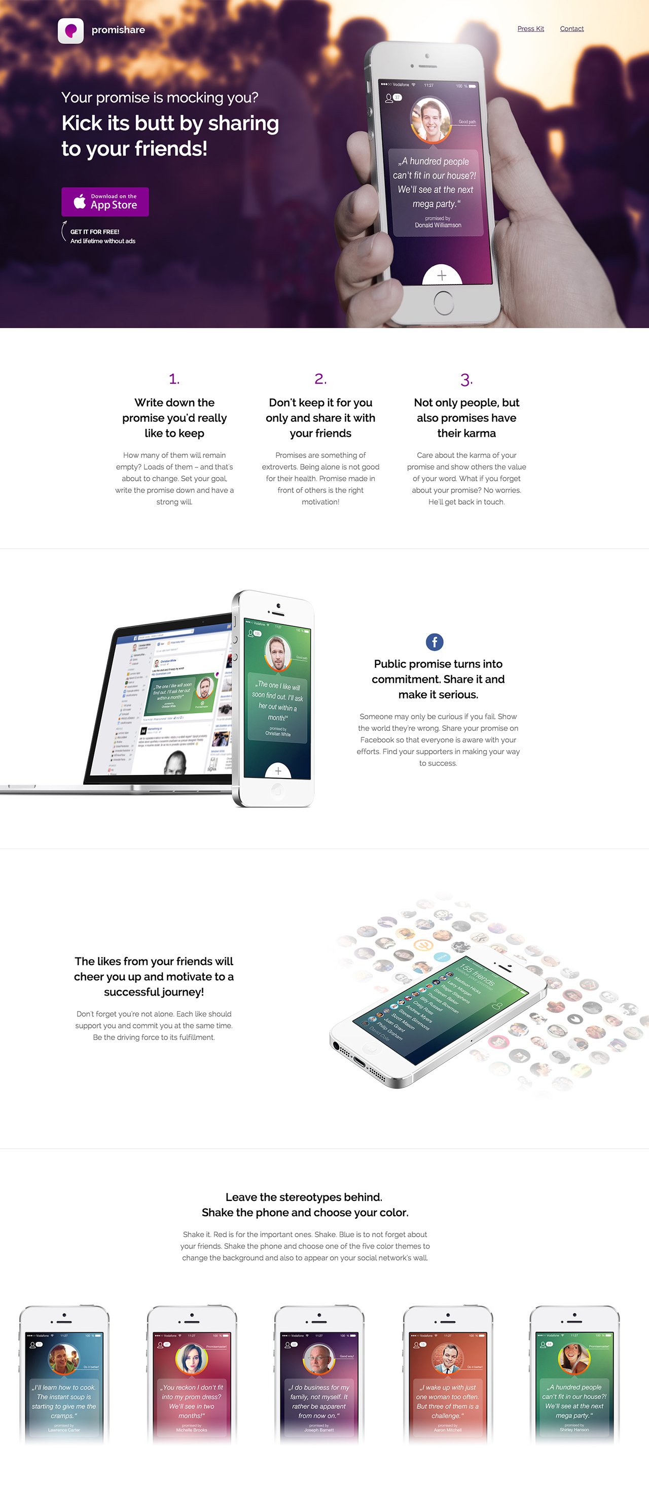 Promishare Website Screenshot