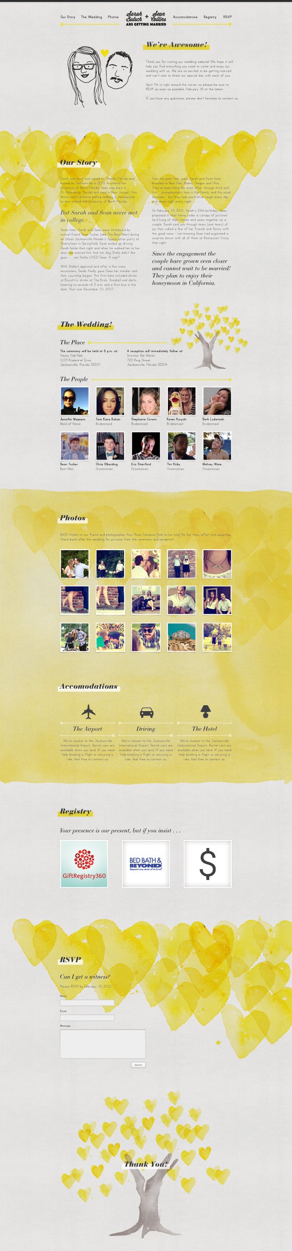 Nobody Baby But You And Me Website Screenshot