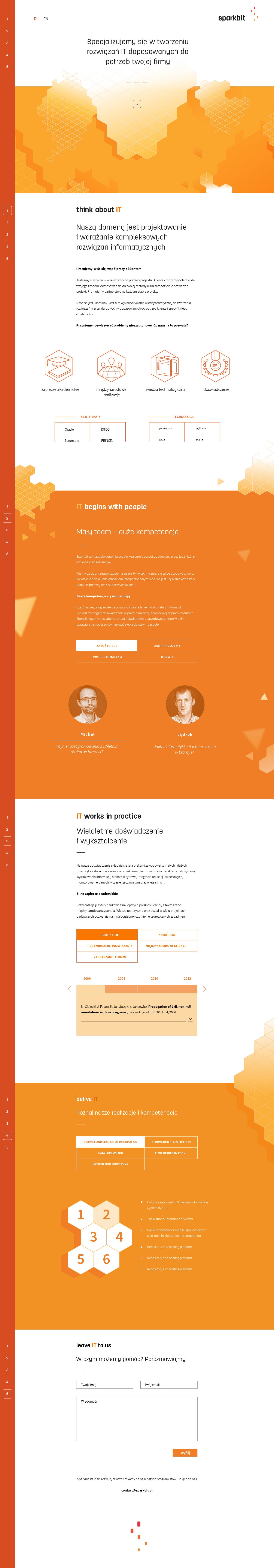 Sparkbit Website Screenshot