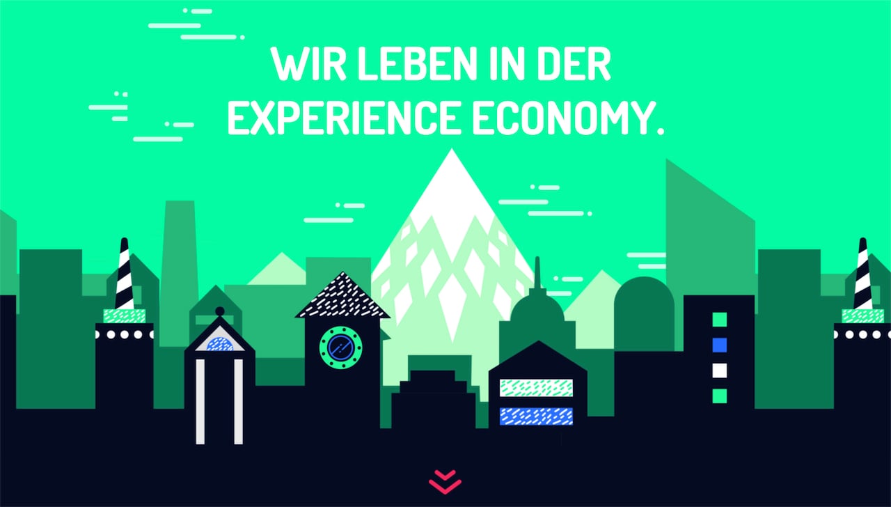 Experience Economy Study Website Screenshot