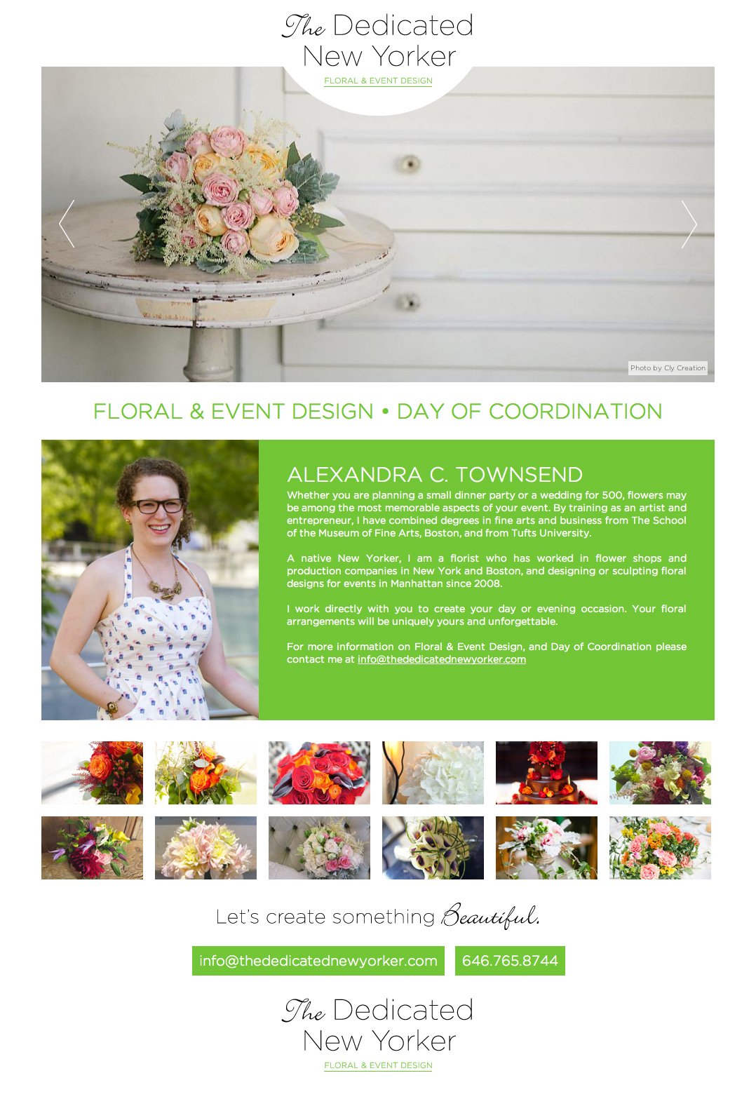 The Dedicated New Yorker Website Screenshot