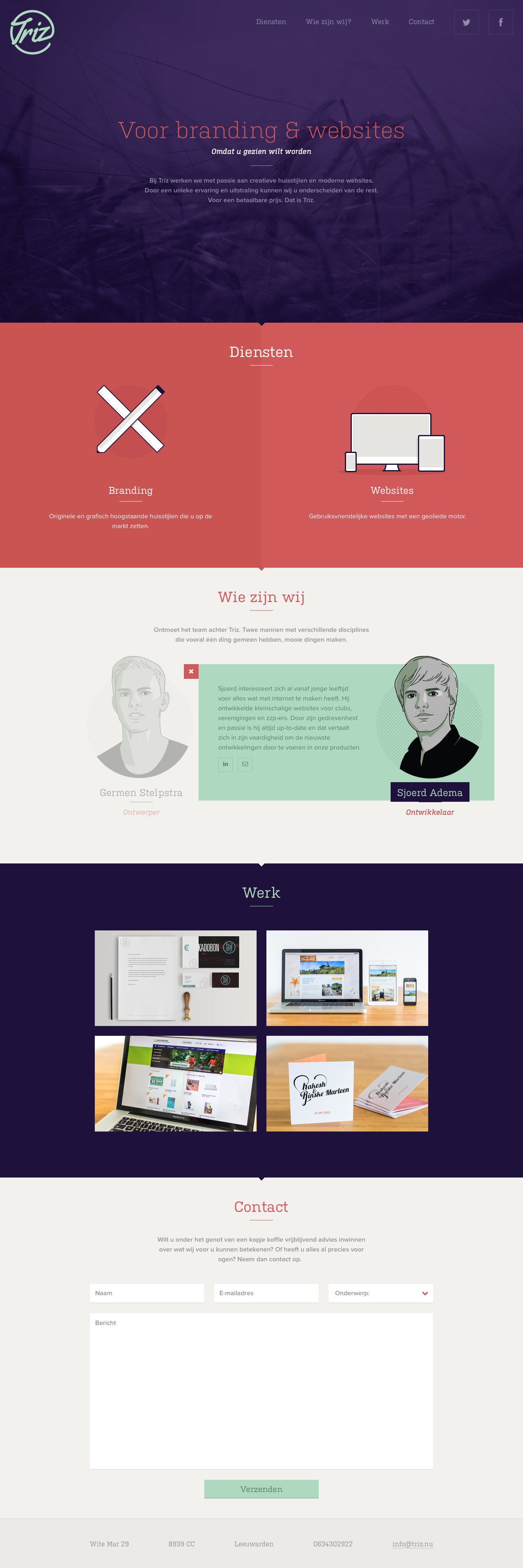 Triz Website Screenshot