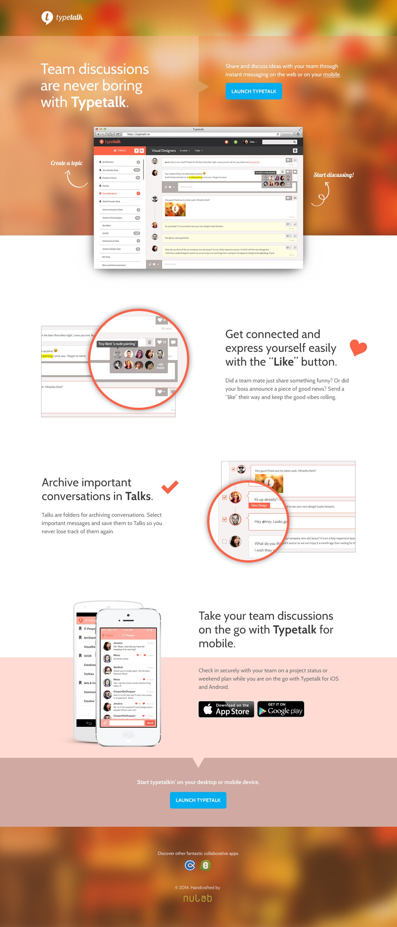 Typetalk Website Screenshot