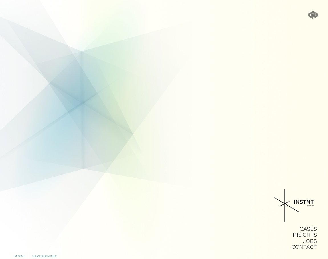 INSTNT with RTT Website Screenshot