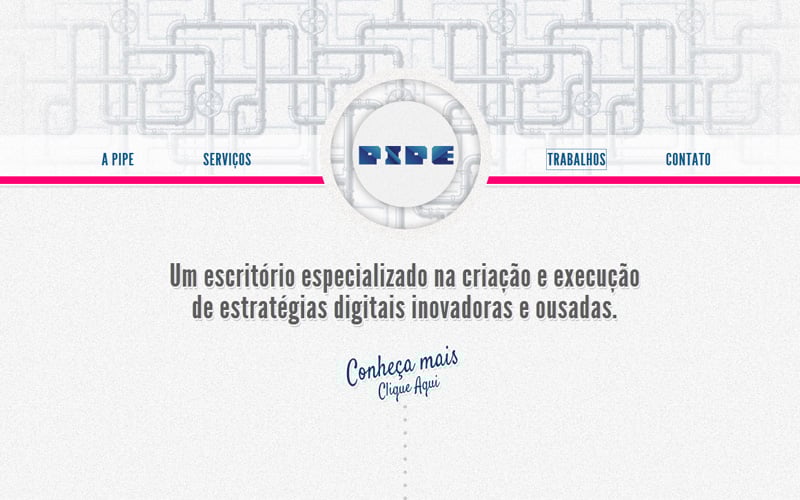 PIPE Digital Estrategies Website Screenshot