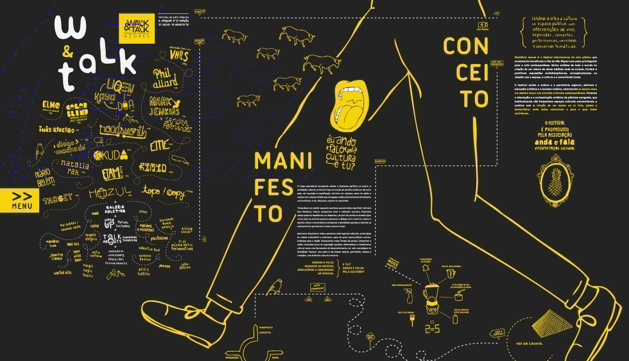 Walk & Talk 2012 Website Screenshot