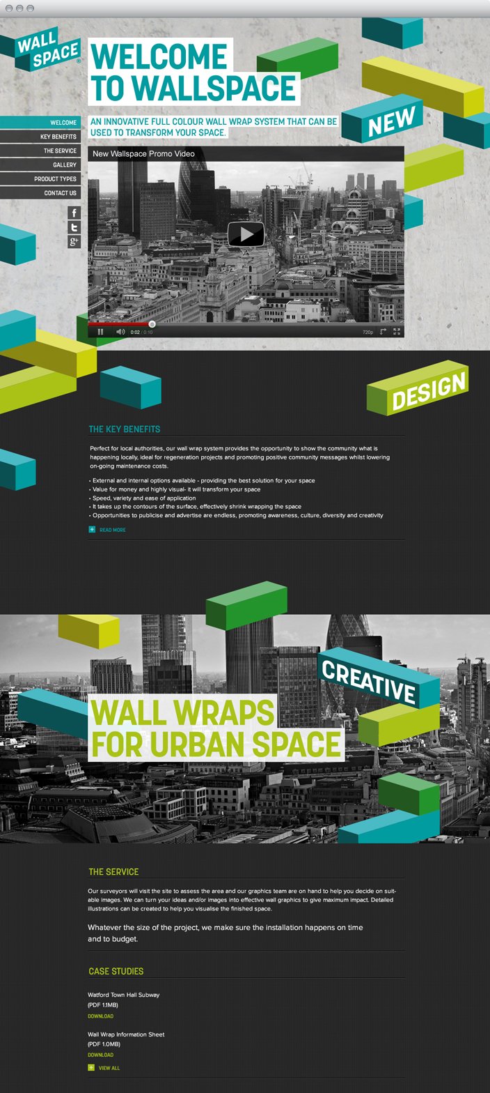 Wallspace Website Screenshot