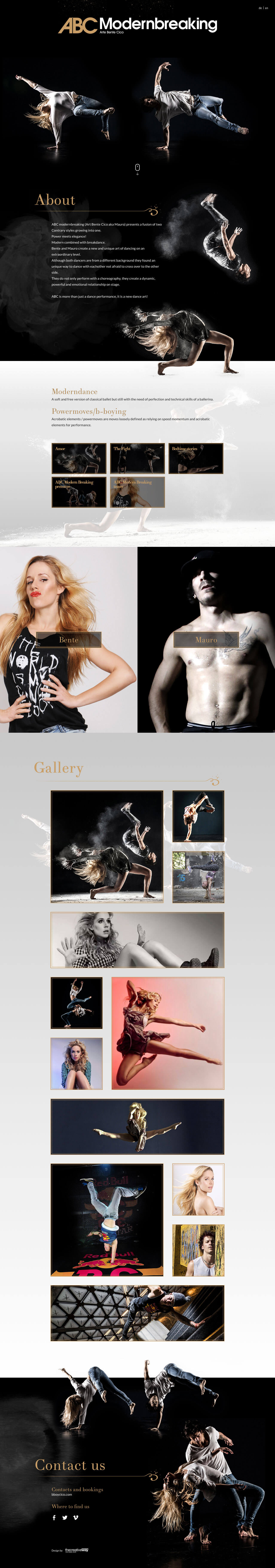 ABC Modern Breaking Website Screenshot