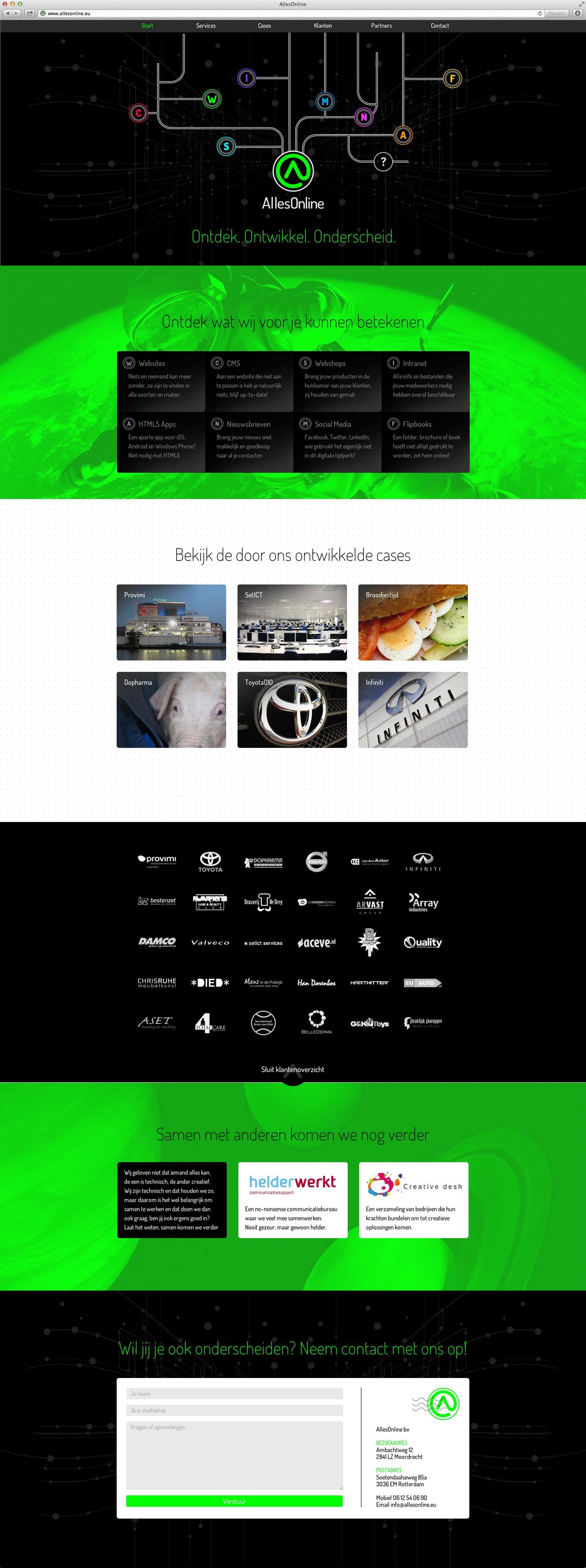 AllesOnline Website Screenshot