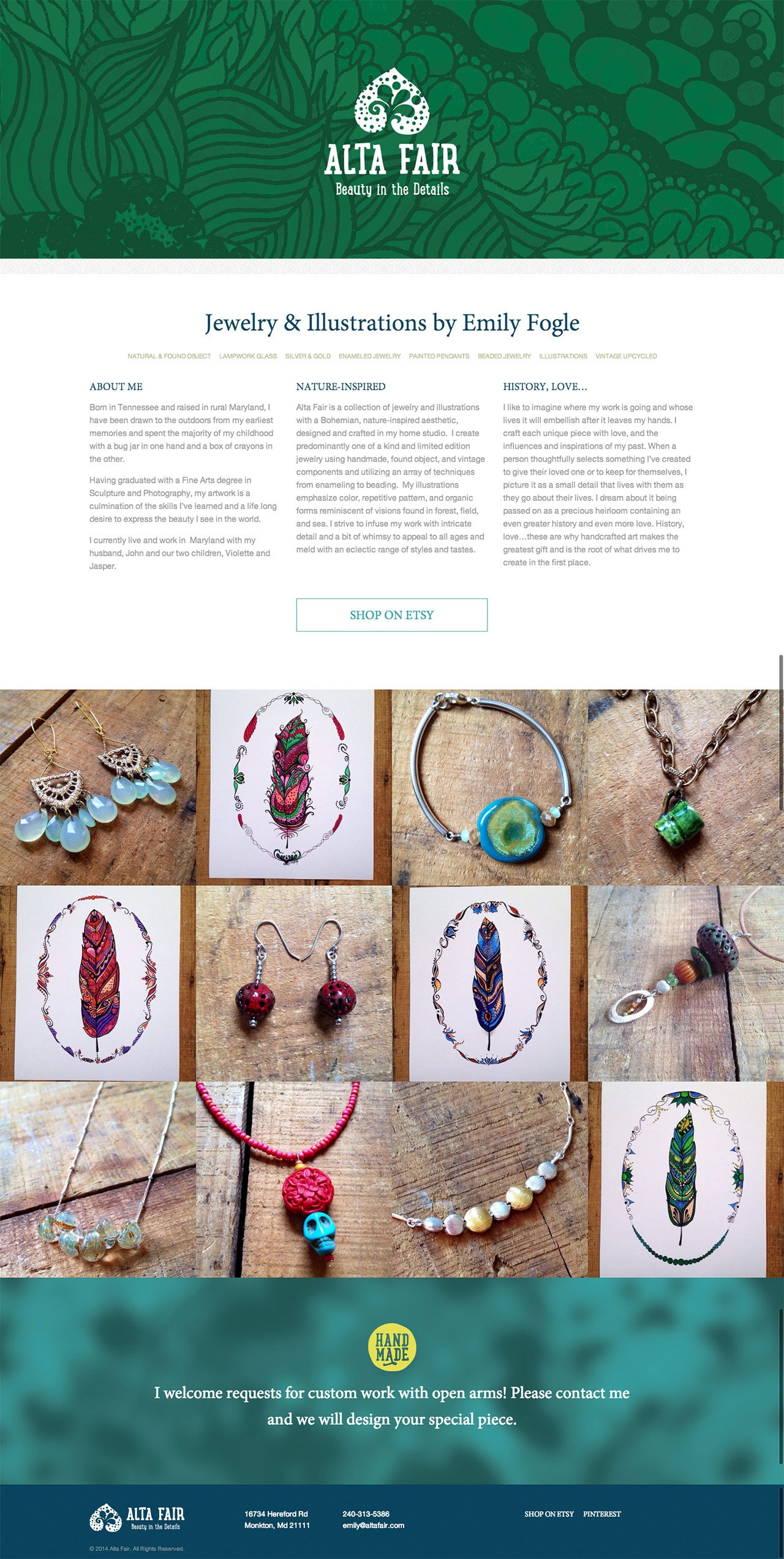 Alta Fair Website Screenshot