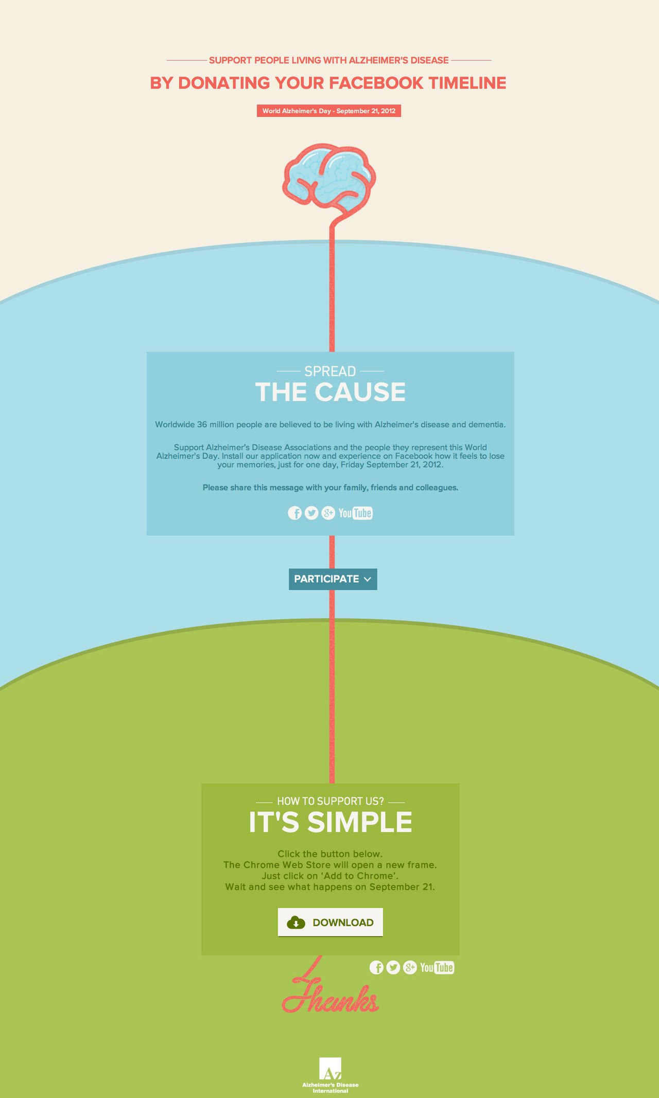 World Alzheimer’s Day Website Screenshot