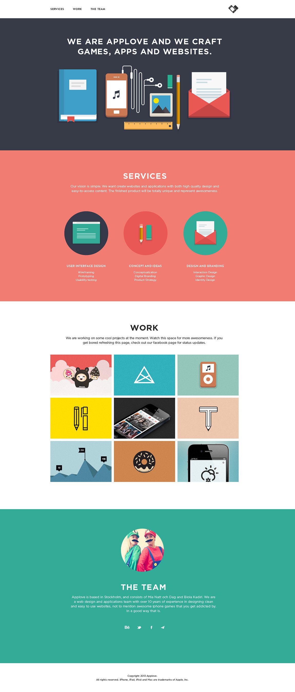 Applove Website Screenshot