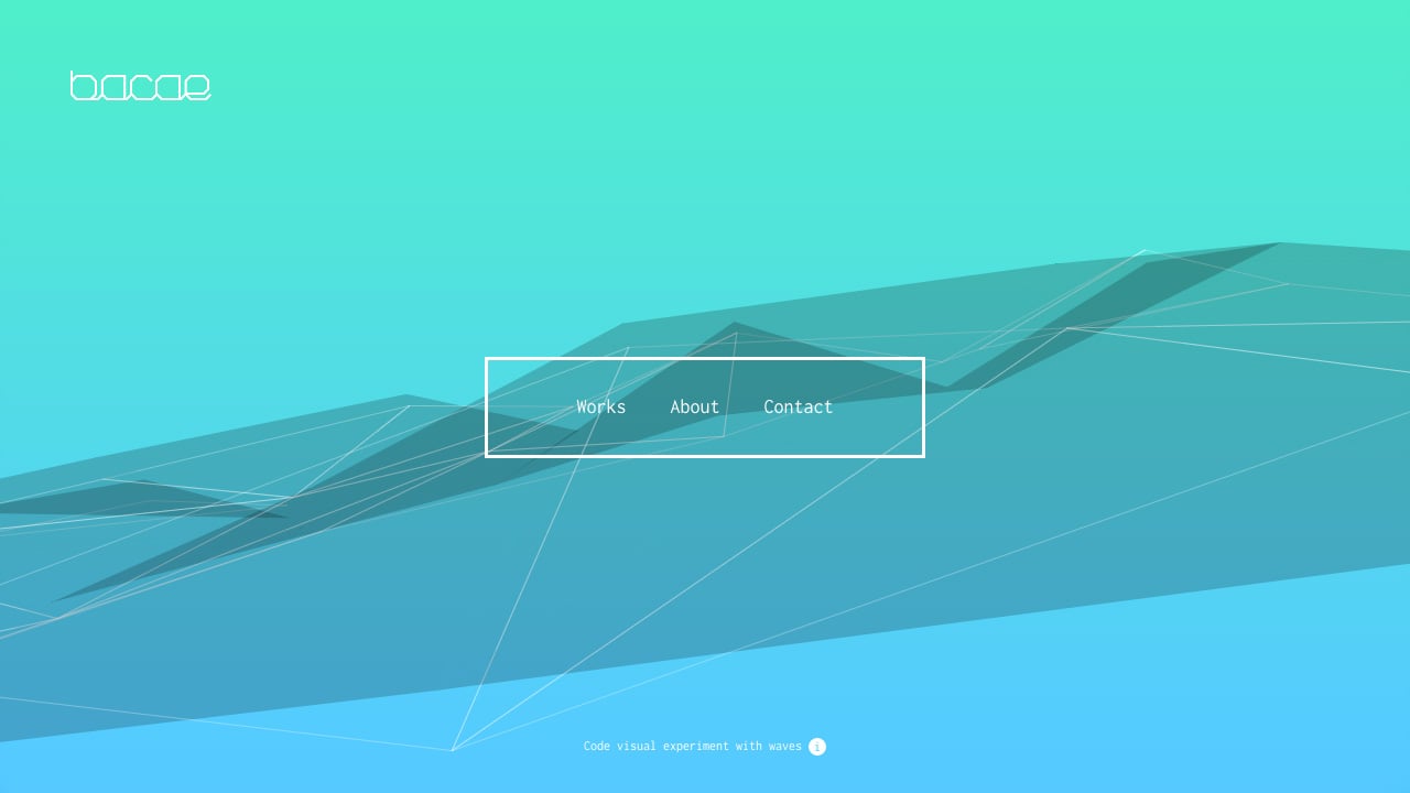 Bacae Website Screenshot