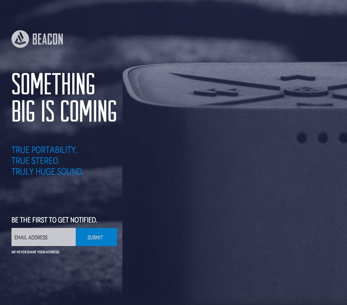 The Blazar Project Website Screenshot