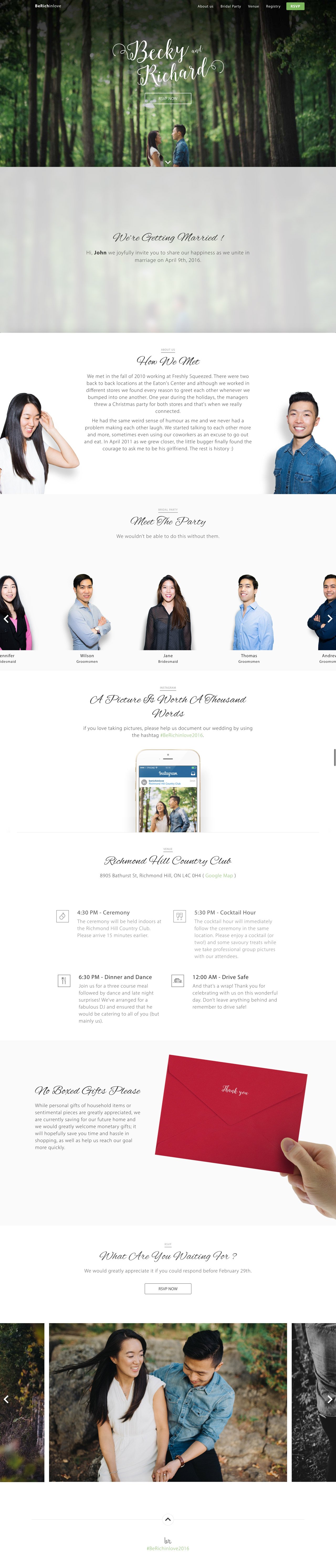 BeRichinlove Website Screenshot