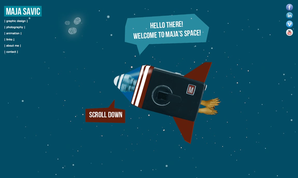 Maja Savic Website Screenshot