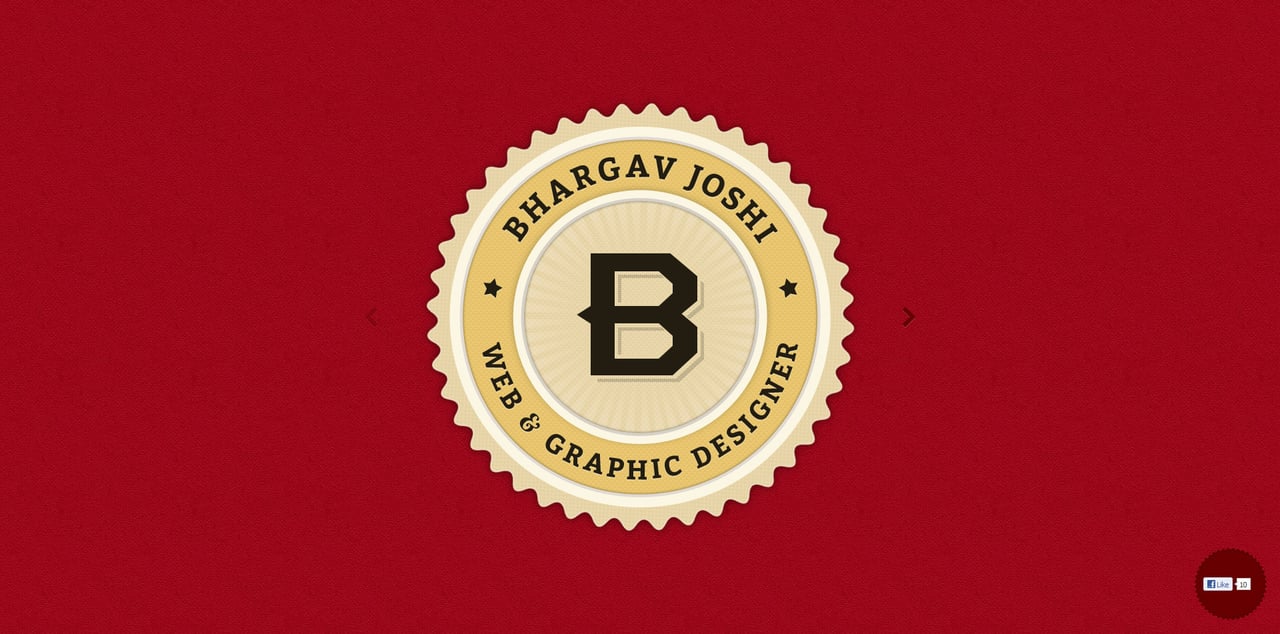 Bhargav Joshi Website Screenshot