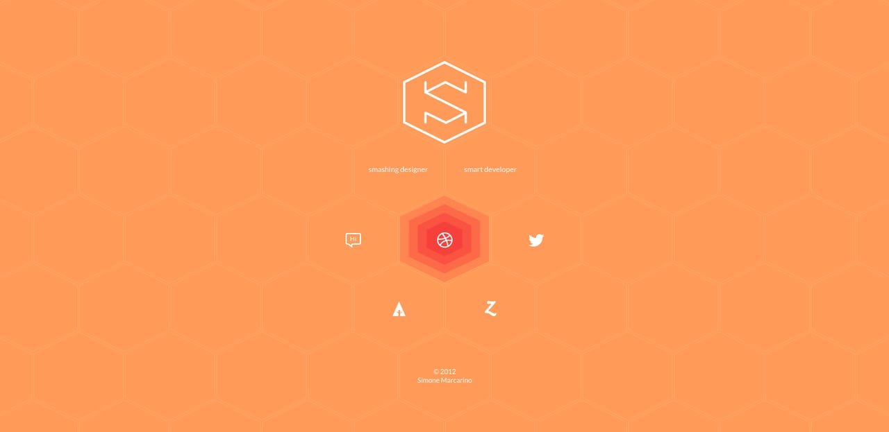 Simone Marcarino Website Screenshot