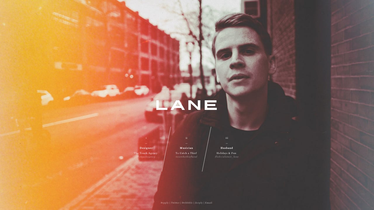 LANE Website Screenshot