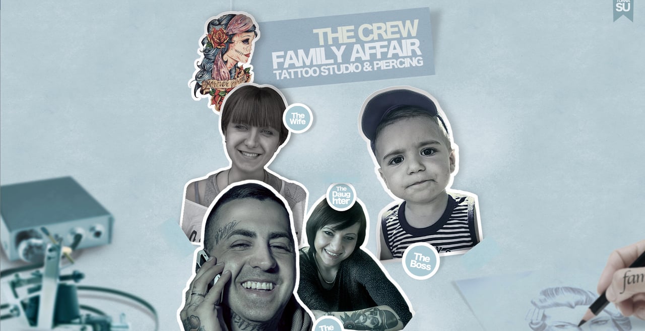 Family Affair Tattoo Studio & Piercing Website Screenshot