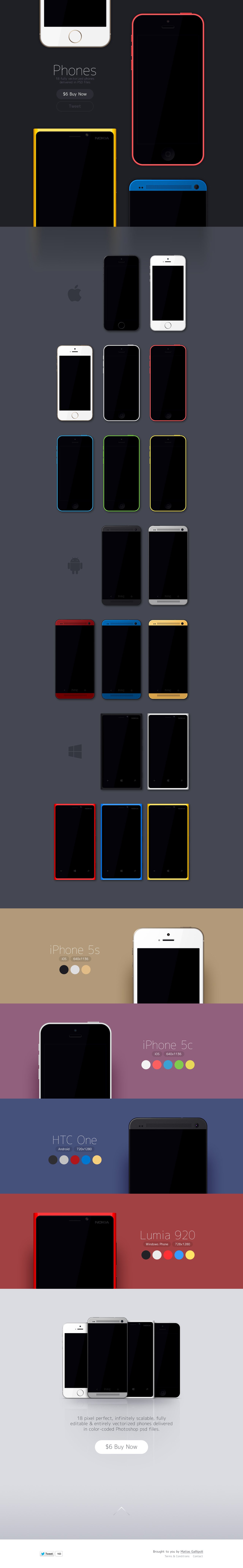 Phones Website Screenshot
