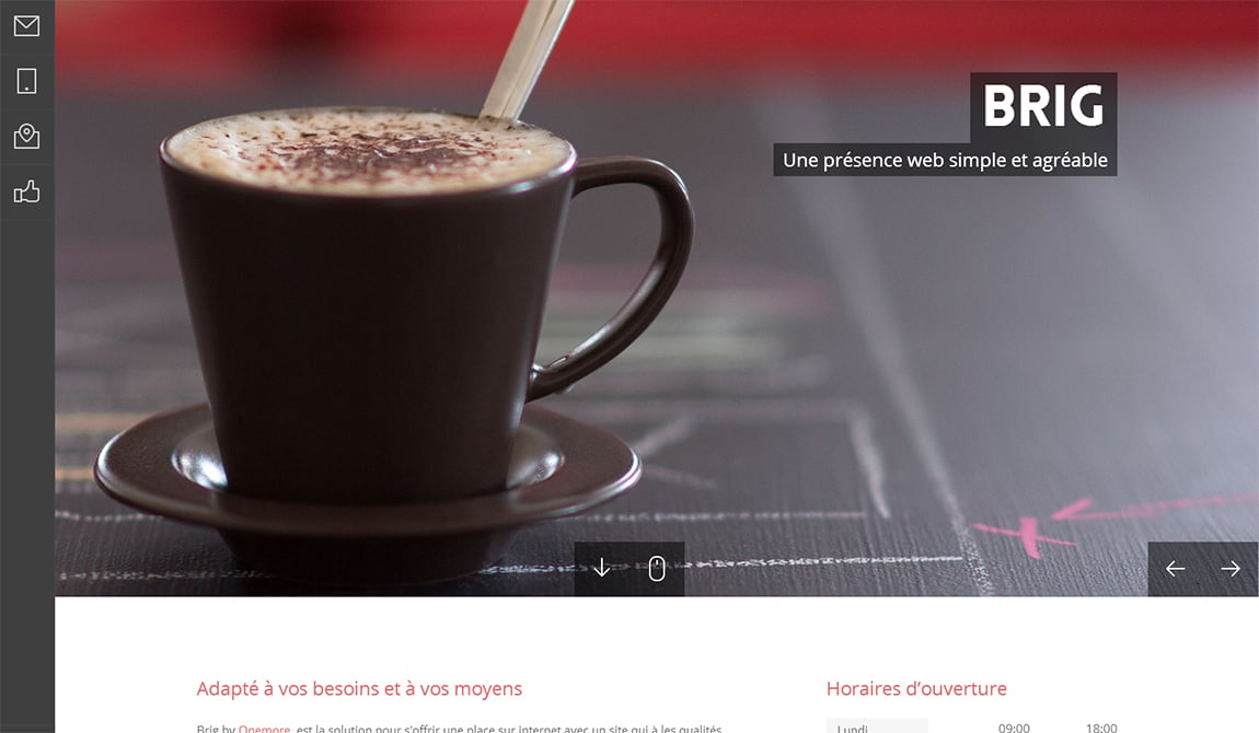 Brig Website Screenshot