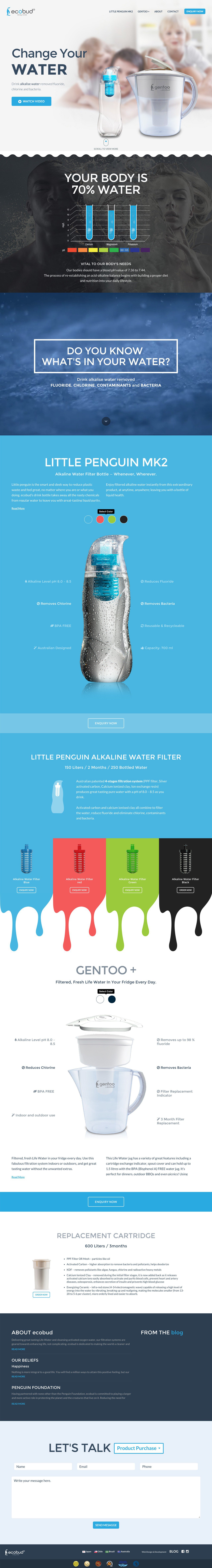 Ecobud USA Website Screenshot