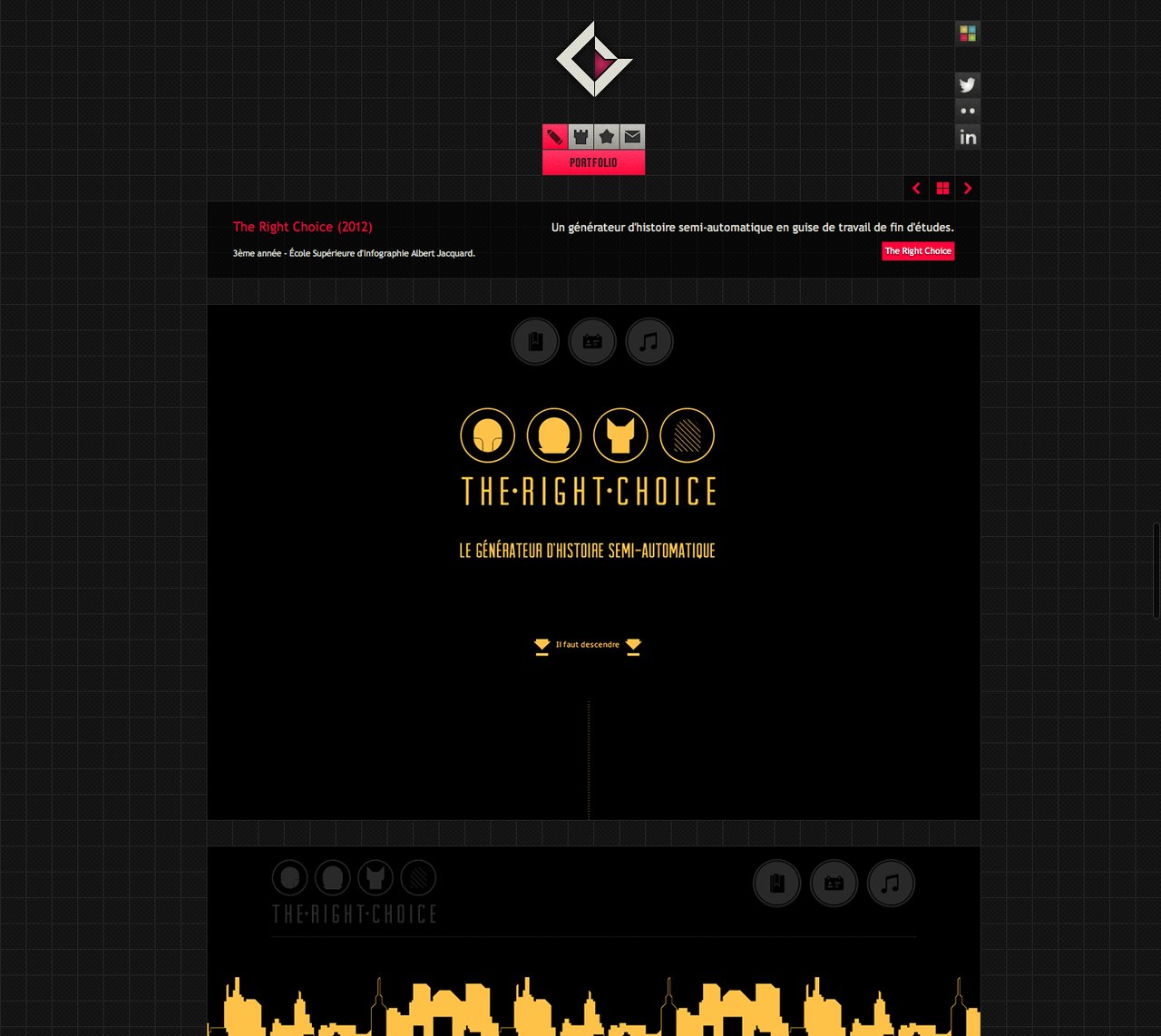 Brieuc Dejean Website Screenshot