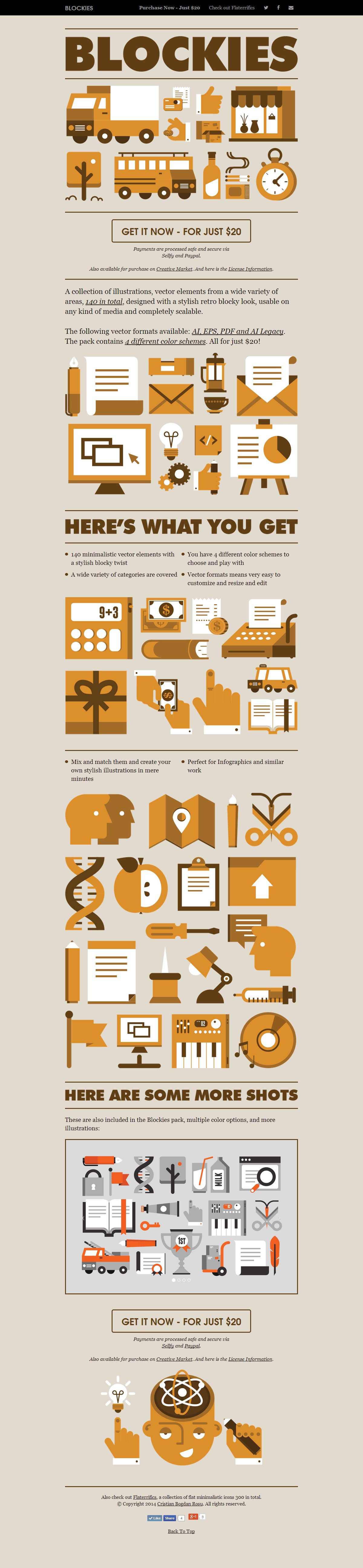 Blockies Website Screenshot