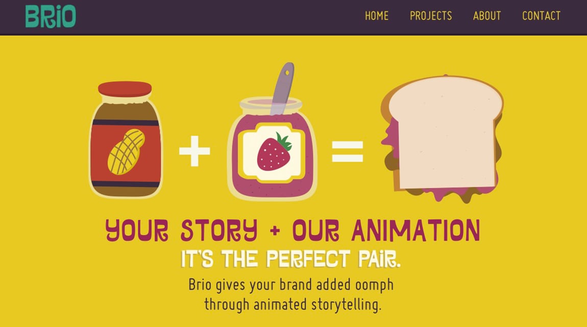 Brio Website Screenshot