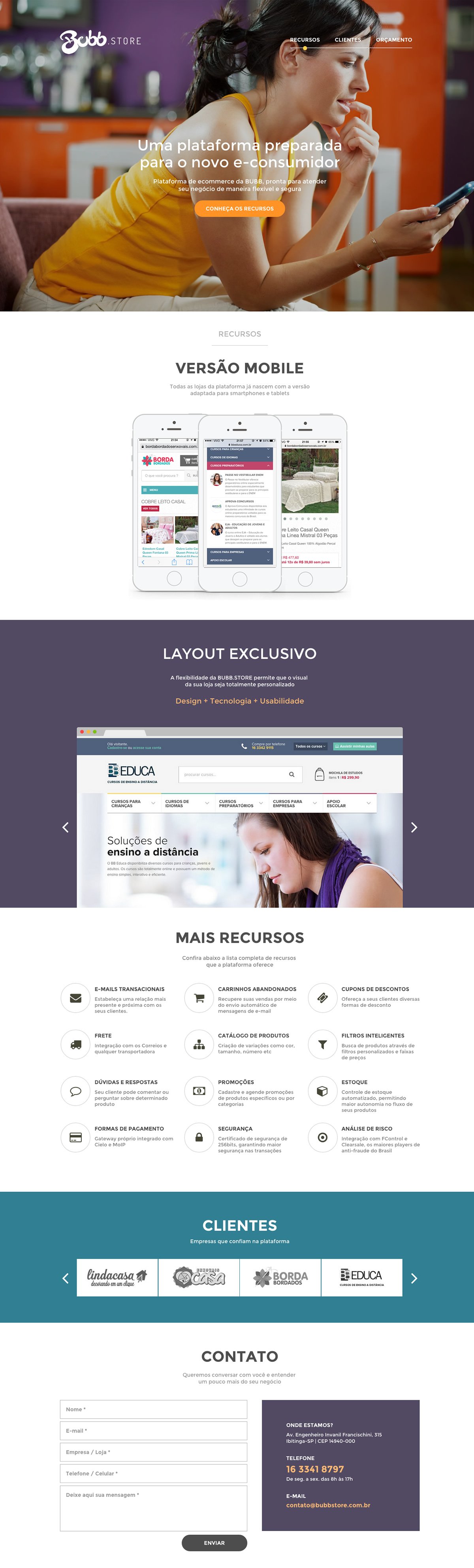 Bubb.Store Website Screenshot