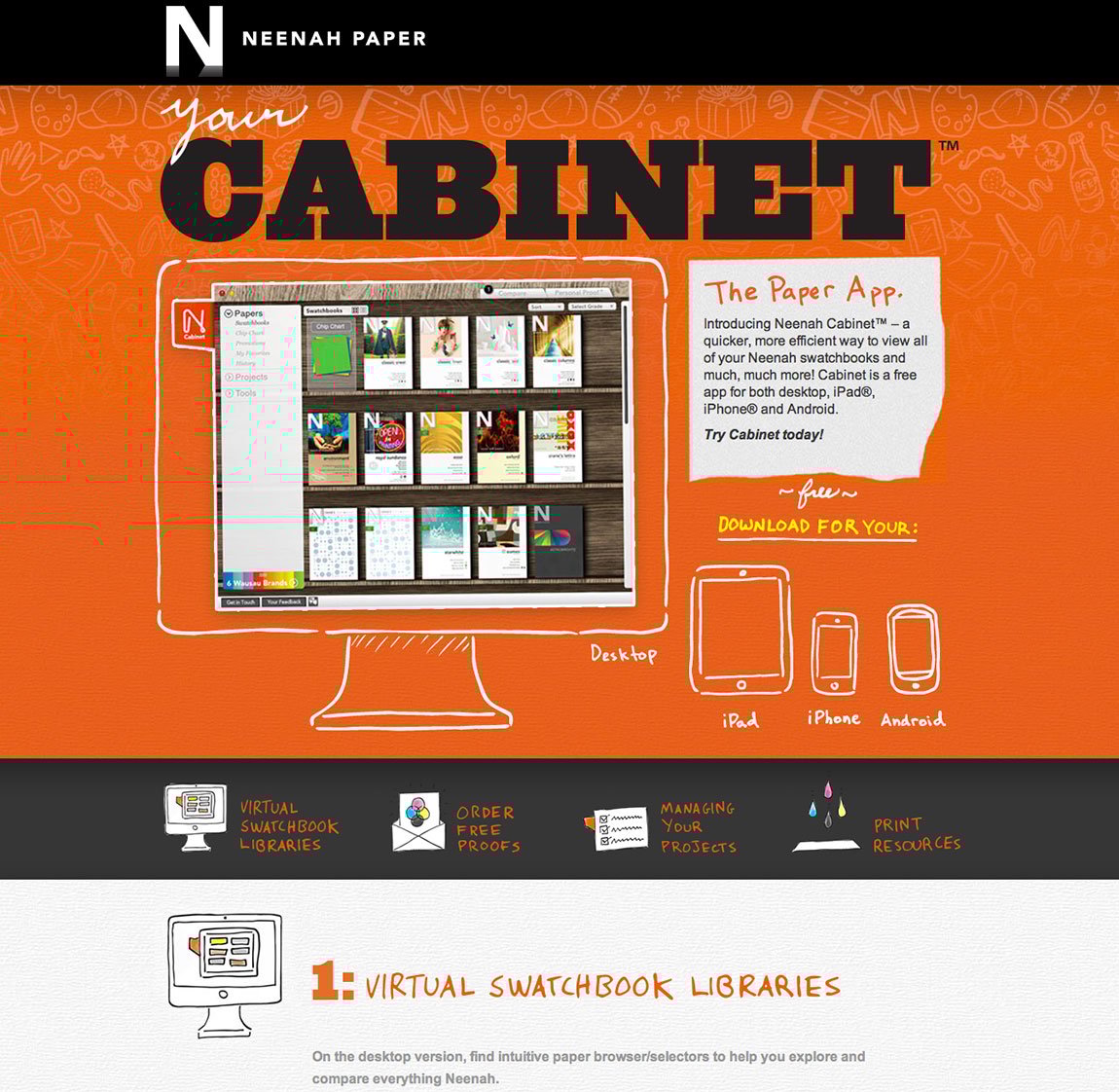Your Cabinet Website Screenshot