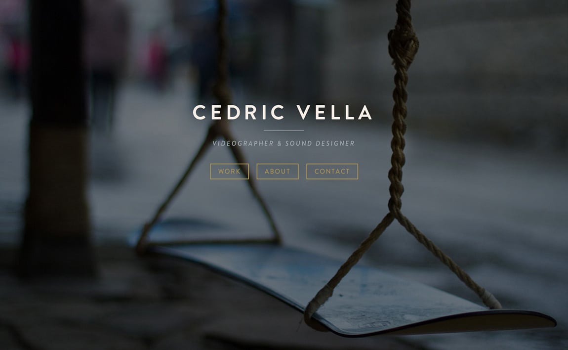 Cedric Vella Website Screenshot