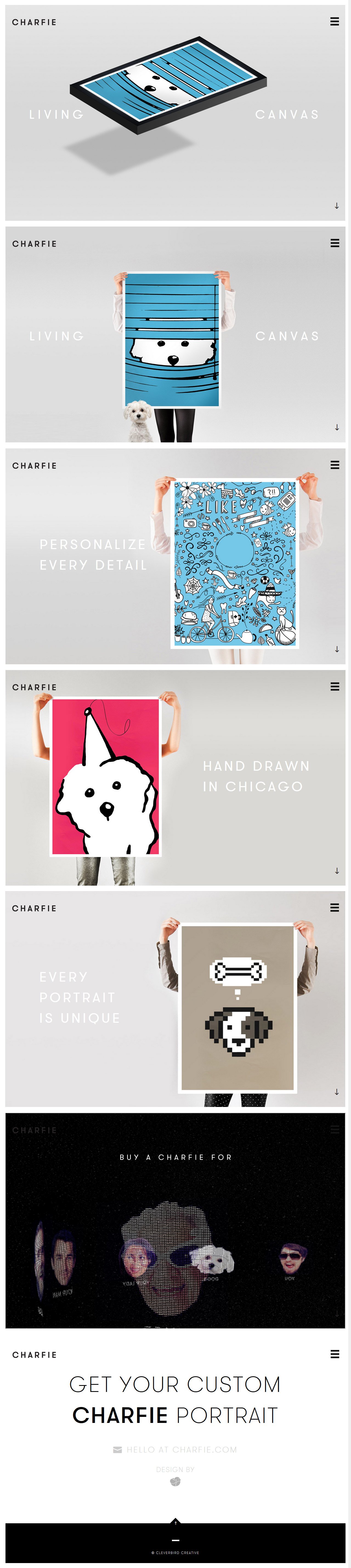 Charfie Website Screenshot