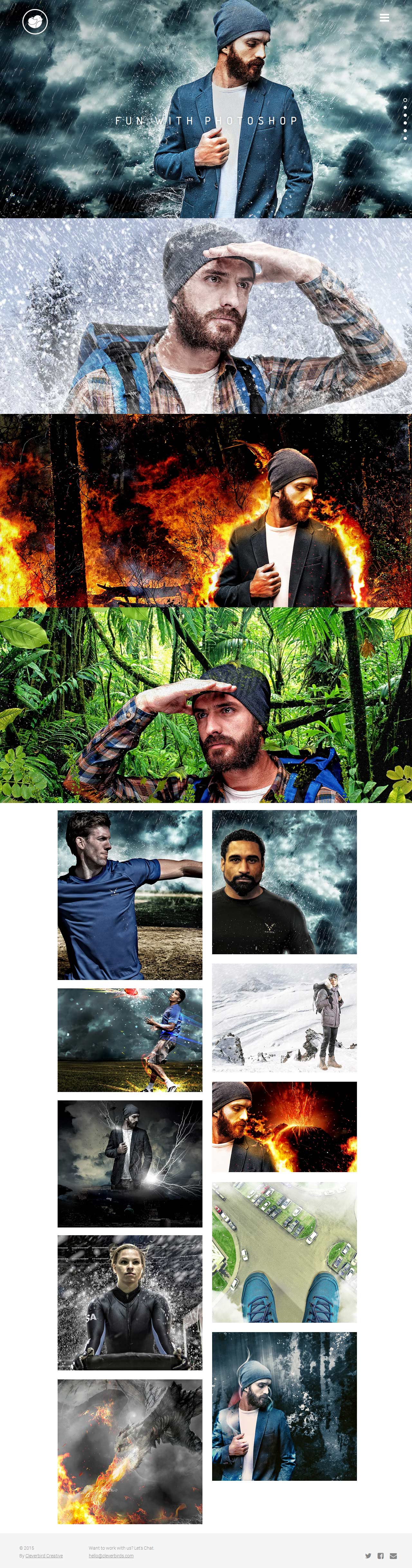 Clever PSD Website Screenshot